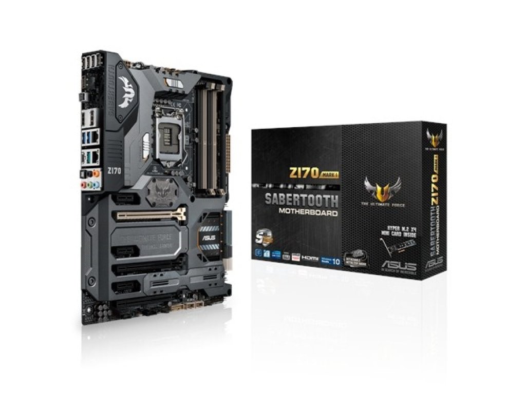 その見た目まさに軍用! 高い冷却性と耐久性が売りの「SABERTOOTH Z170