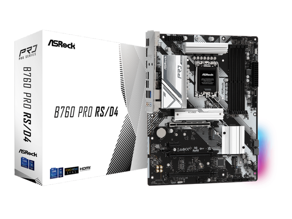 ASRock B760 Pro RS/D4 インテル 700シリーズ LGA1700対応 intel B760
