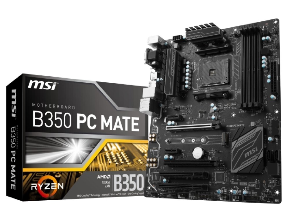 MSIからB350チップセット搭載RYZEN対応Socket AM4対応マザーボード3