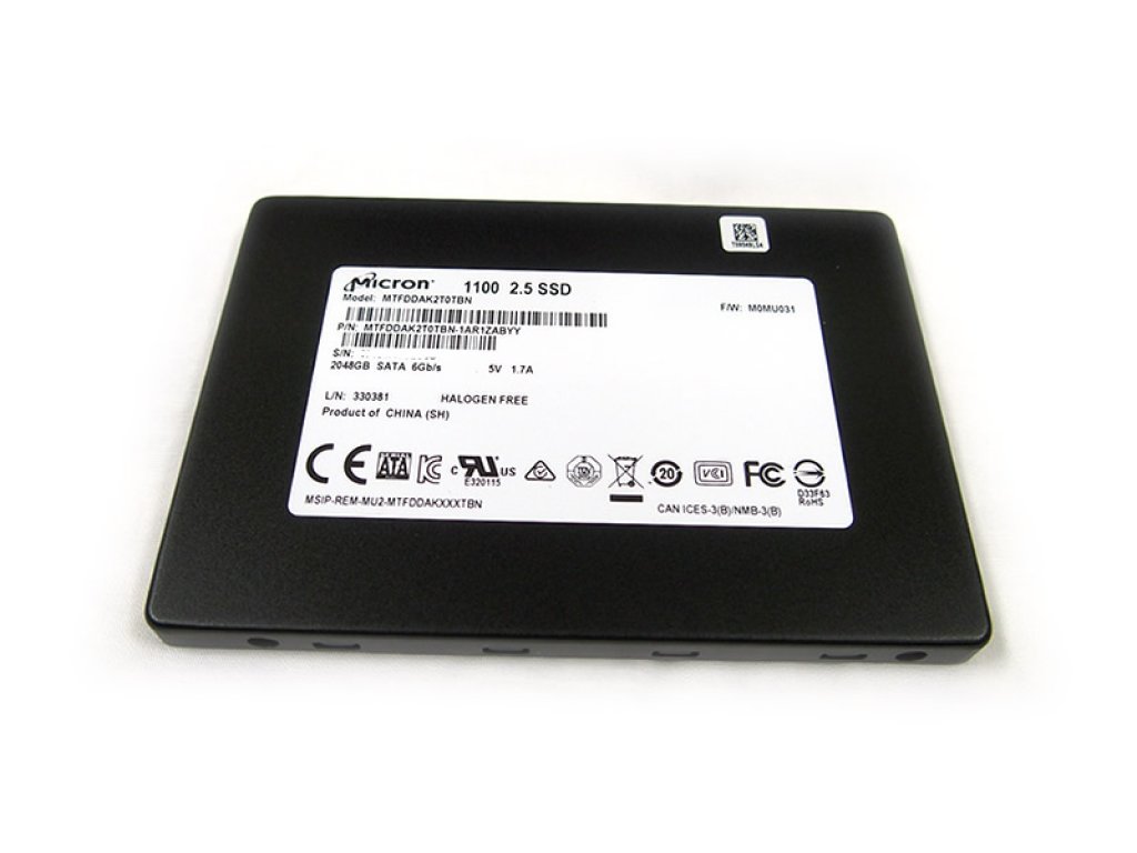 Micron MTFDDAK2T0TBN-1AR1ZABYY BULK版 Micron 1100 SSD 2TB 2.5