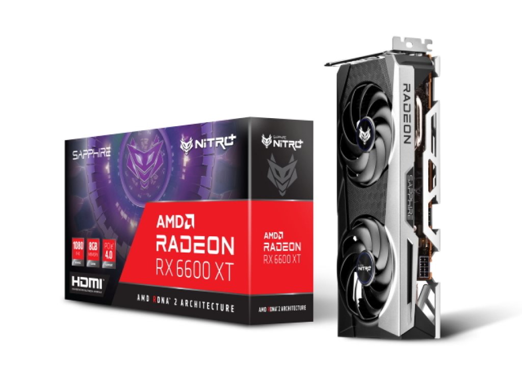 SAPPHIRE NITRO+ AMD Radeon RX 6600 XT GAMING OC 8GB GDDR6 Dual-X