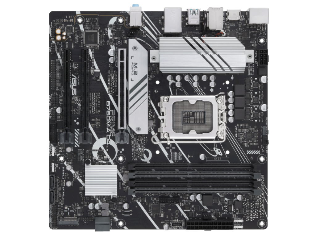 ASUS PRIME B760M-A D4 インテル 700シリーズ LGA1700対応 intel B760
