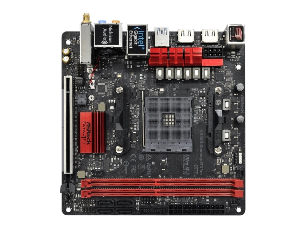 ASRock Fatal1ty AB350 Gaming-ITX/ac AMD 300シリーズ Socket AM4対応