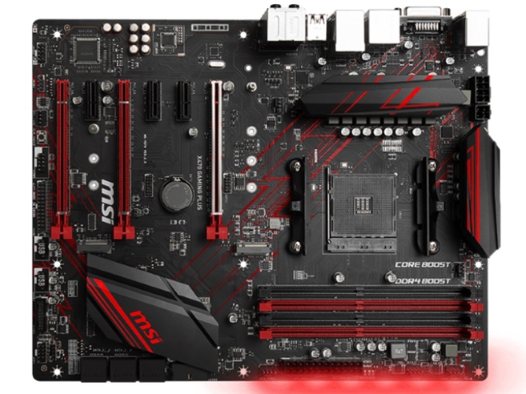 MSI X470 GAMING PLUS AMD 400シリーズ Socket AM4対応 AMD X470チップ