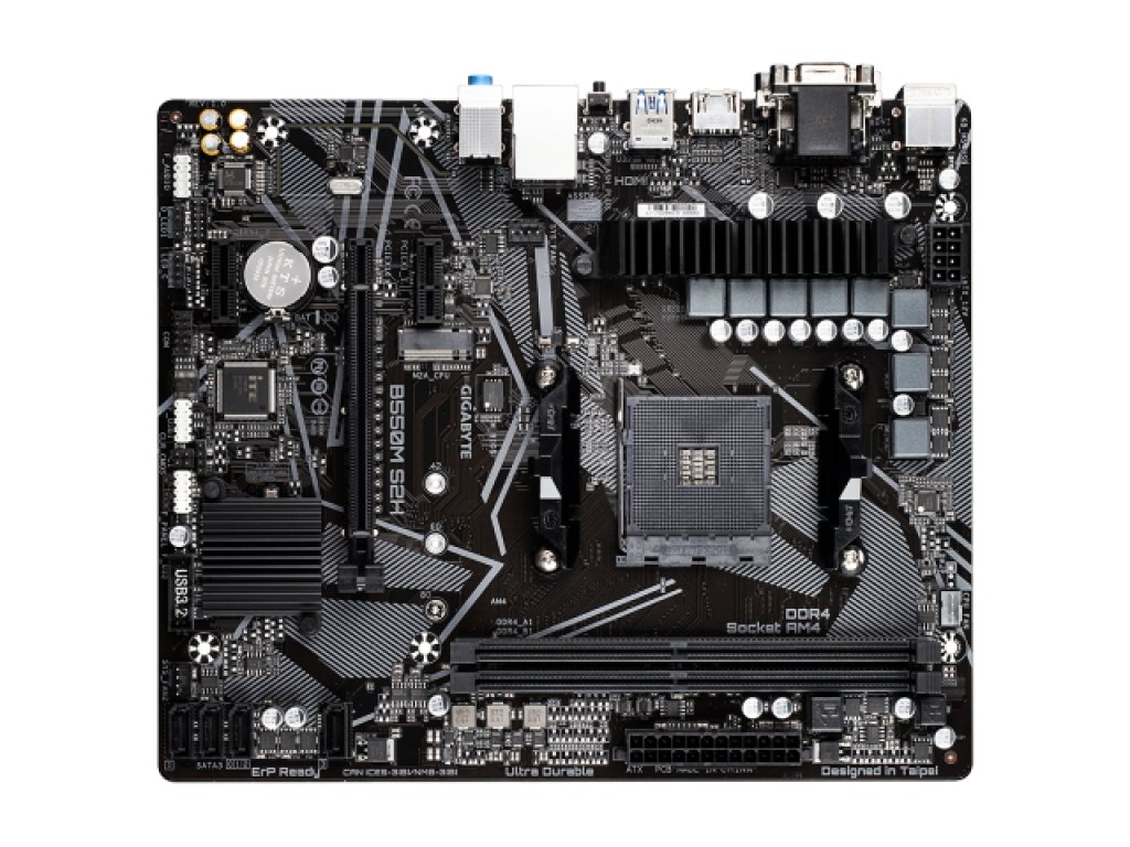 GIGABYTE B550M S2H AMD 500シリーズ Socket AM4対応 AMD B550チップ