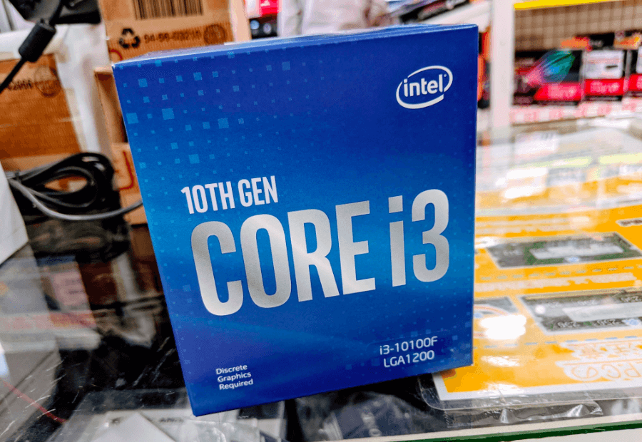 インテル第10世代Core i3プロセッサーのグラフィック機能非搭載モデル