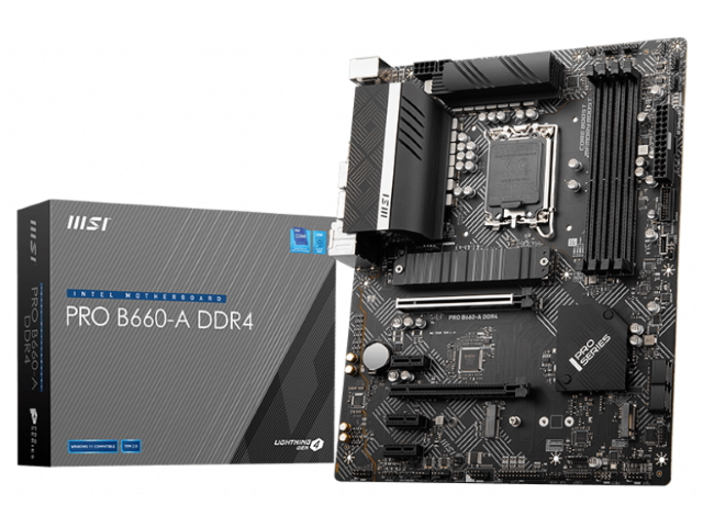 MSI PRO B660-A DDR4 インテル 600シリーズ LGA1700対応 intel B660