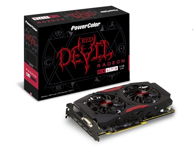 PowerColor RED DEVIL RX 470 4GB GDDR5 (AXRX 470 4GBD5-3DH/OC) RED