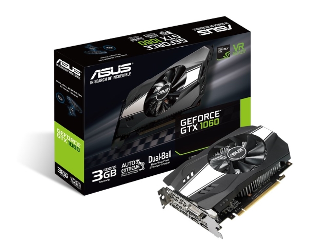 ASUS PH-GTX1060-3G Phoenix シリーズ GeForce GTX 1060 3GB 192-bit