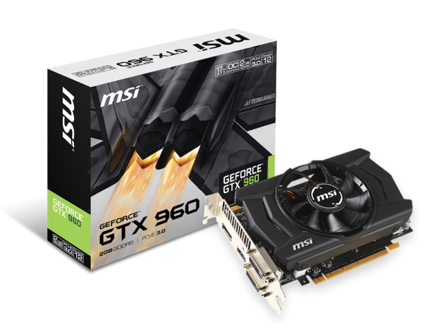 MSI GTX 960 2GD5 OCV1 GeForce GTX 960 2GB 128-bit GDDR5 PCI
