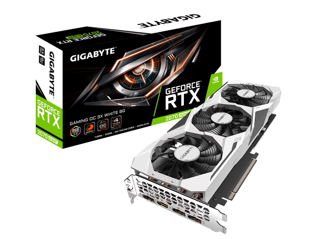 GIGABYTE GeForce RTX 2070 SUPER GAMING OC WHITE 3X 8G WINDFORCE