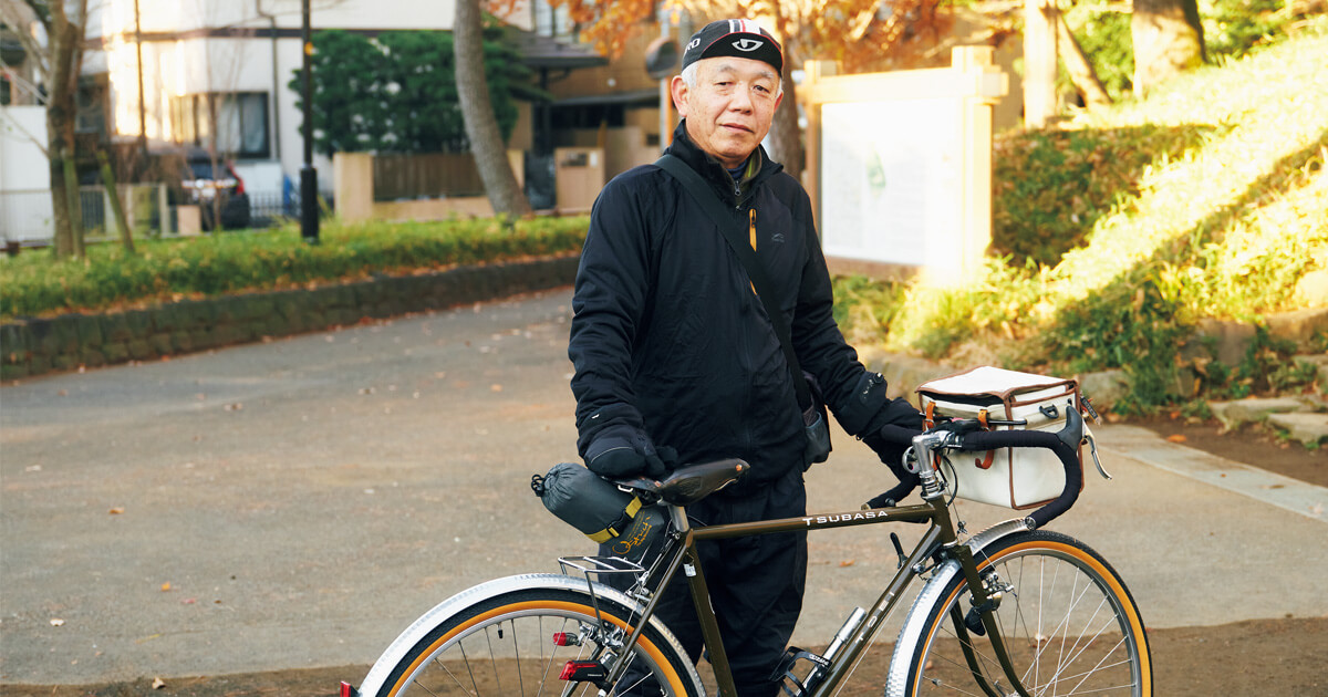 ランドナーを担いで、海へ山へ。バラして「輪行」できる自転車で