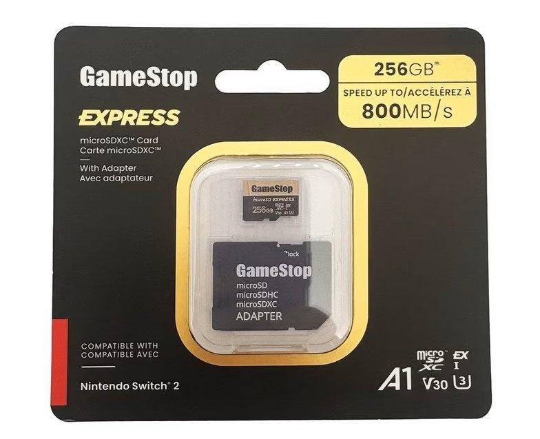 MicroSD Express Card - 256GB for Nintendo Switch 2 (Styles May