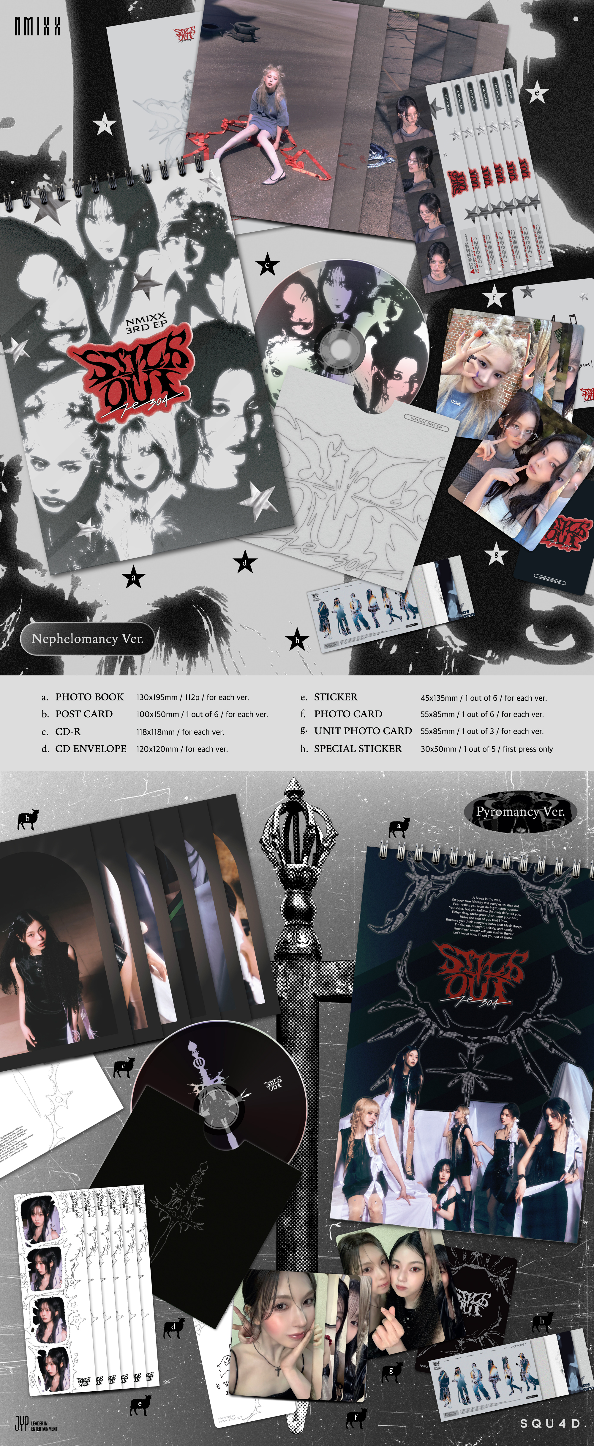 jp.ktown4u.com : NMIXX - ミニアルバム3集 [Fe3O4: STICK OUT](Random