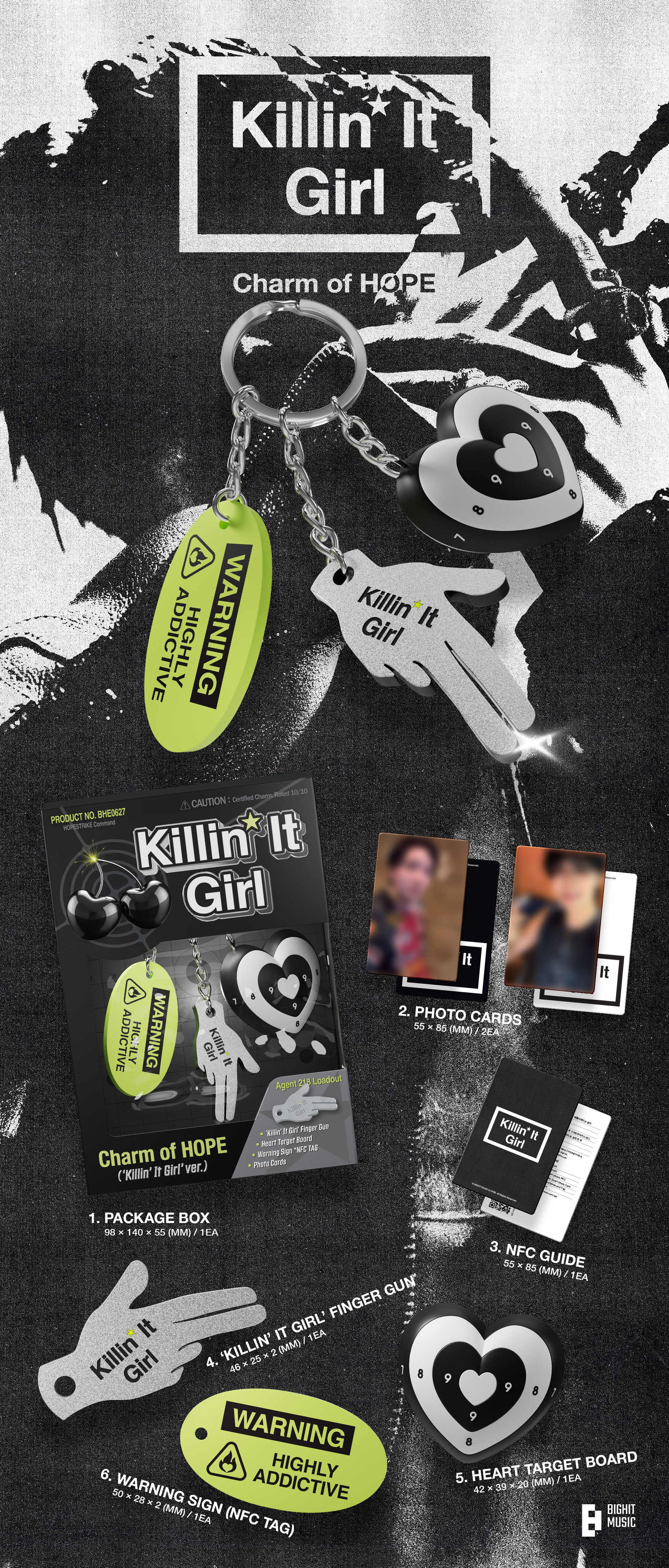 jp.ktown4u.com : j-hope - [Charm of HOPE] ('Killin' It Girl' ver.)