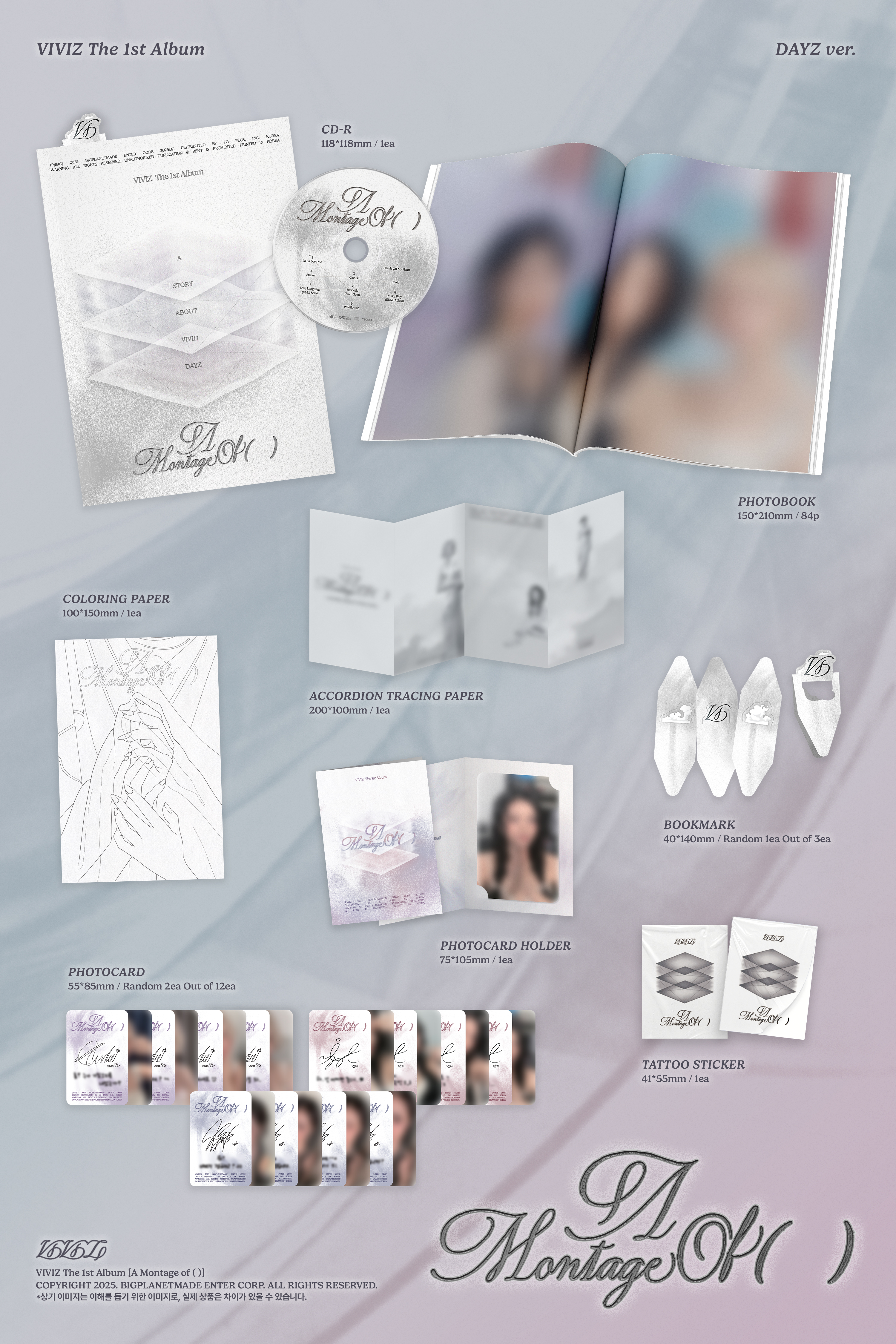 jp.ktown4u.com : [2CD セット] VIVIZ - 正規アルバム1集 'A Montage