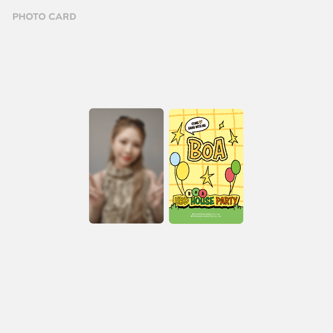 ktown4u.com : BoA - [SM ARTIST BIRTHDAY] PARTY CARD