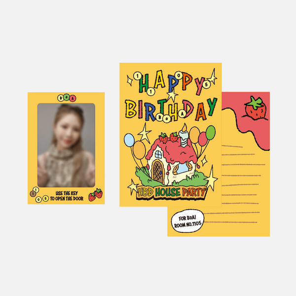 ktown4u.com : BoA - [SM ARTIST BIRTHDAY] PARTY CARD