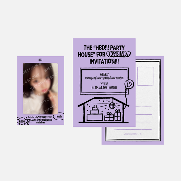 jp.ktown4u.com : KARINA (aespa) - [SM ARTIST BIRTHDAY] PARTY CARD