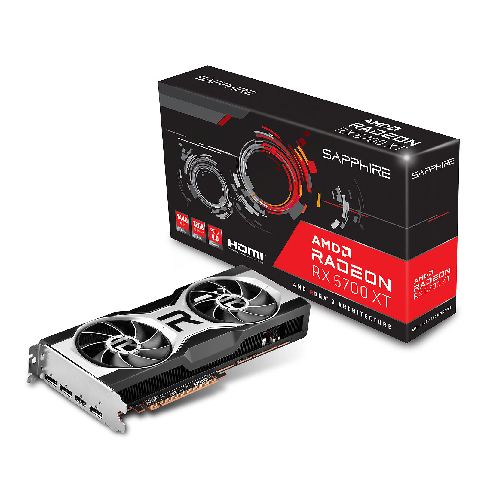 Sapphire Radeon RX 6700 XT 12GB - Graphics card - LDLC | Holy Moley