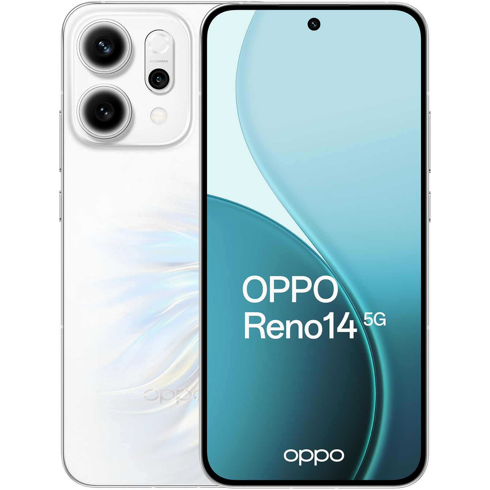 Oppo Reno14 5G 本体、オパールホワイト OPPO Reno14 5G 【SIMFREE