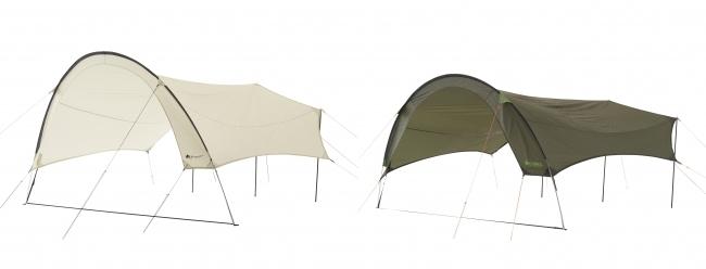 この形は新しい！LOGOSの「あくび」しているようなタープの開放感が