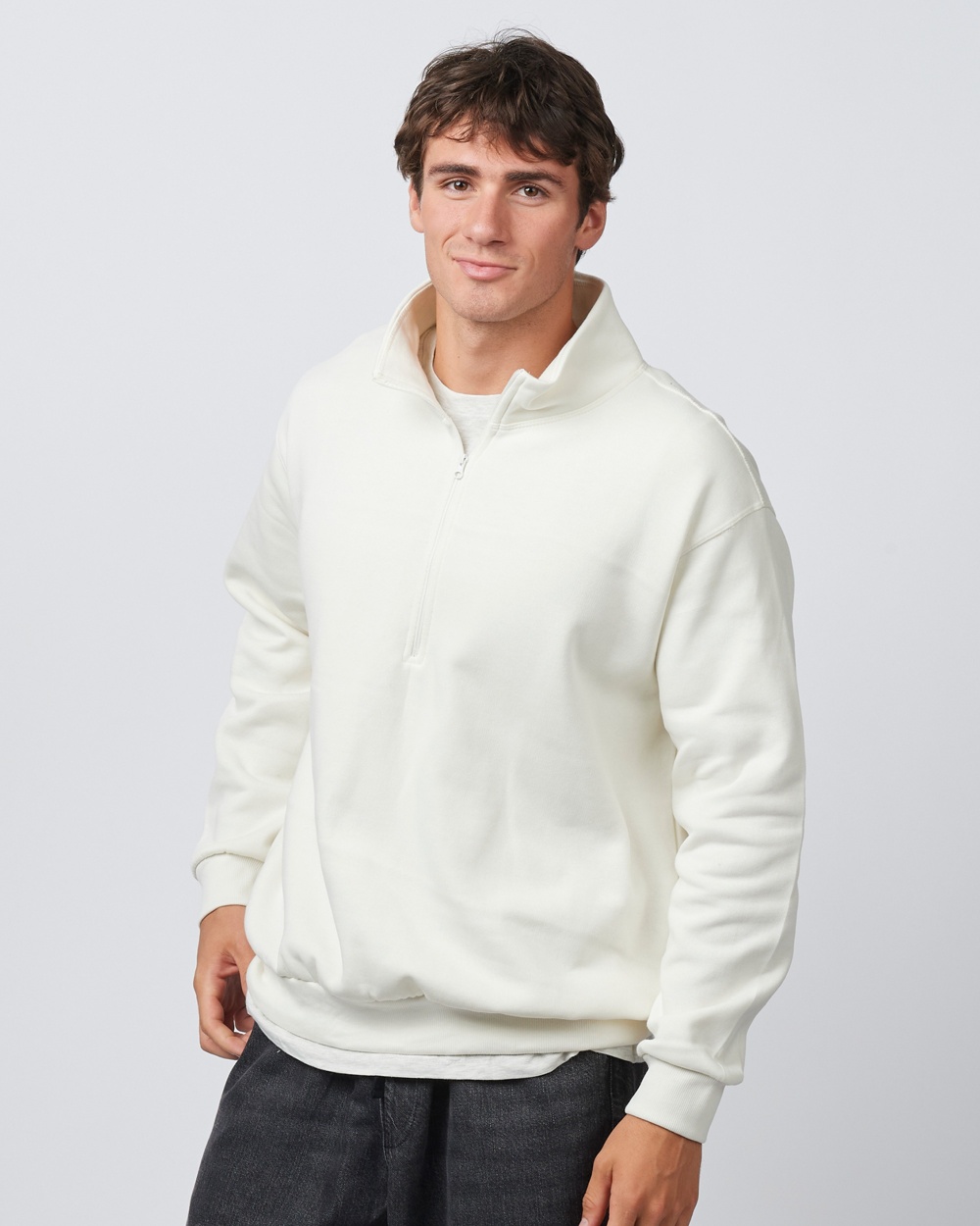 Enza® 30679 Adult Relaxed Half Zip - One Stop