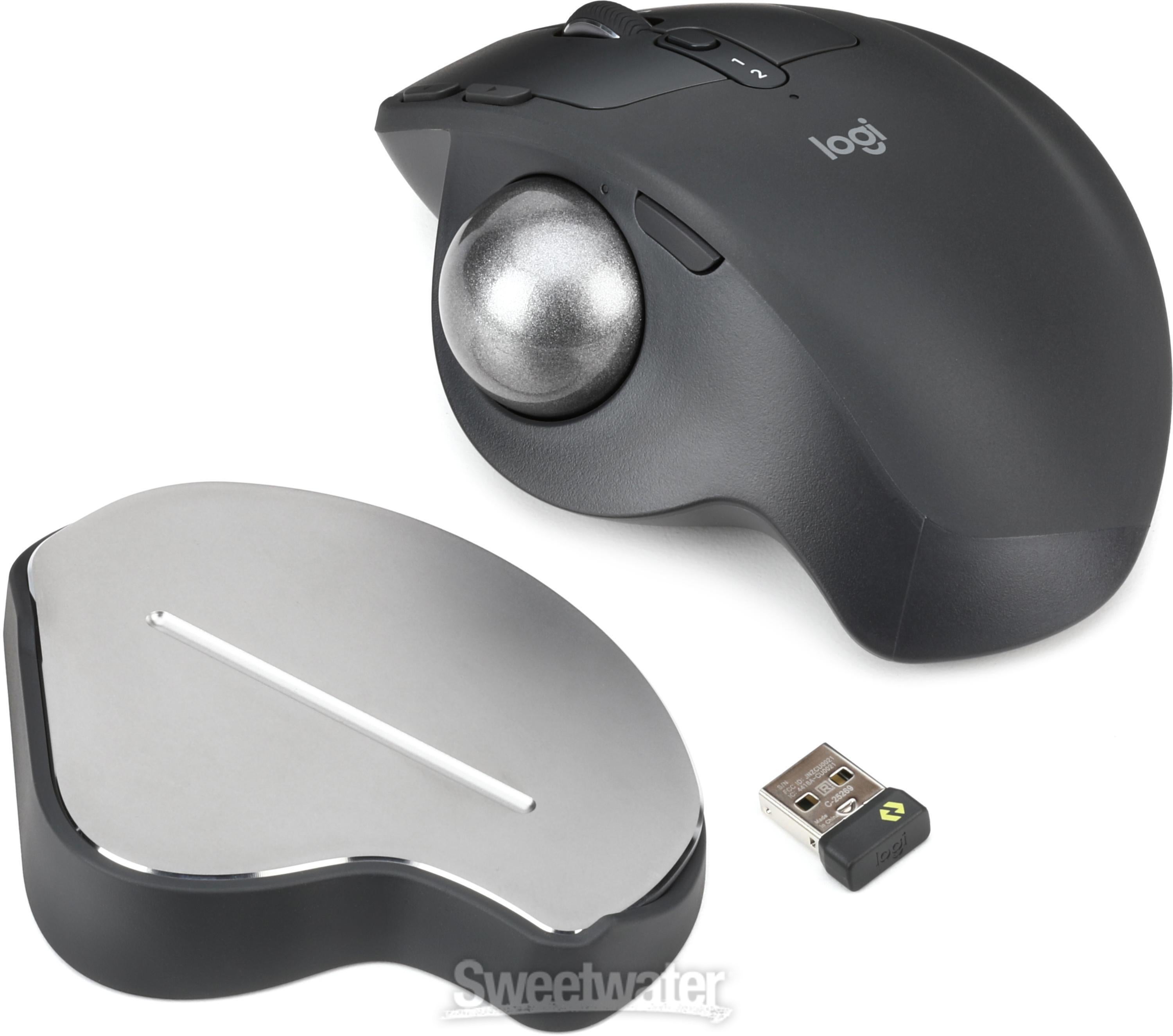 Logitech MX Ergo S Plus Wireless Trackball Mouse | Sweetwater