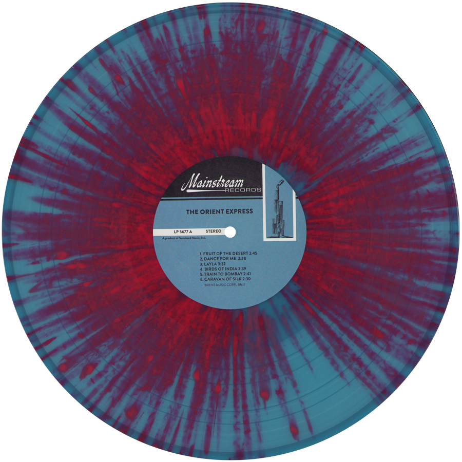 Orient Express, The - S/T - Blue w/Red Splatter LP #DLP-SUND-5677C
