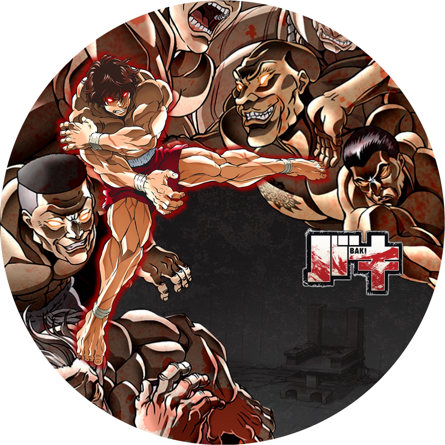 バキ ” 1期, 2期 のDVDラベルです | meechanmama(みーちゃんママ)の部屋