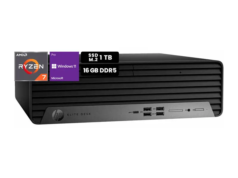 PC Desktop HP EliteDesk 805 G9 SFF AMD R7 8700G 16GB SSD1TB