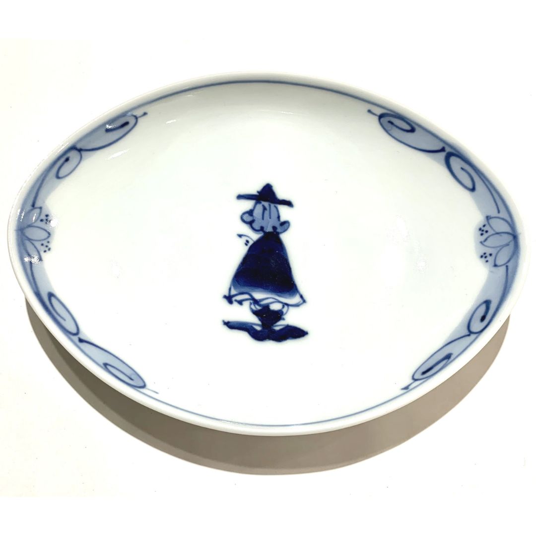 有田焼 青花 しん窯 絵変りシリーズ 舟形銘々皿 – 生活民芸 なかむた