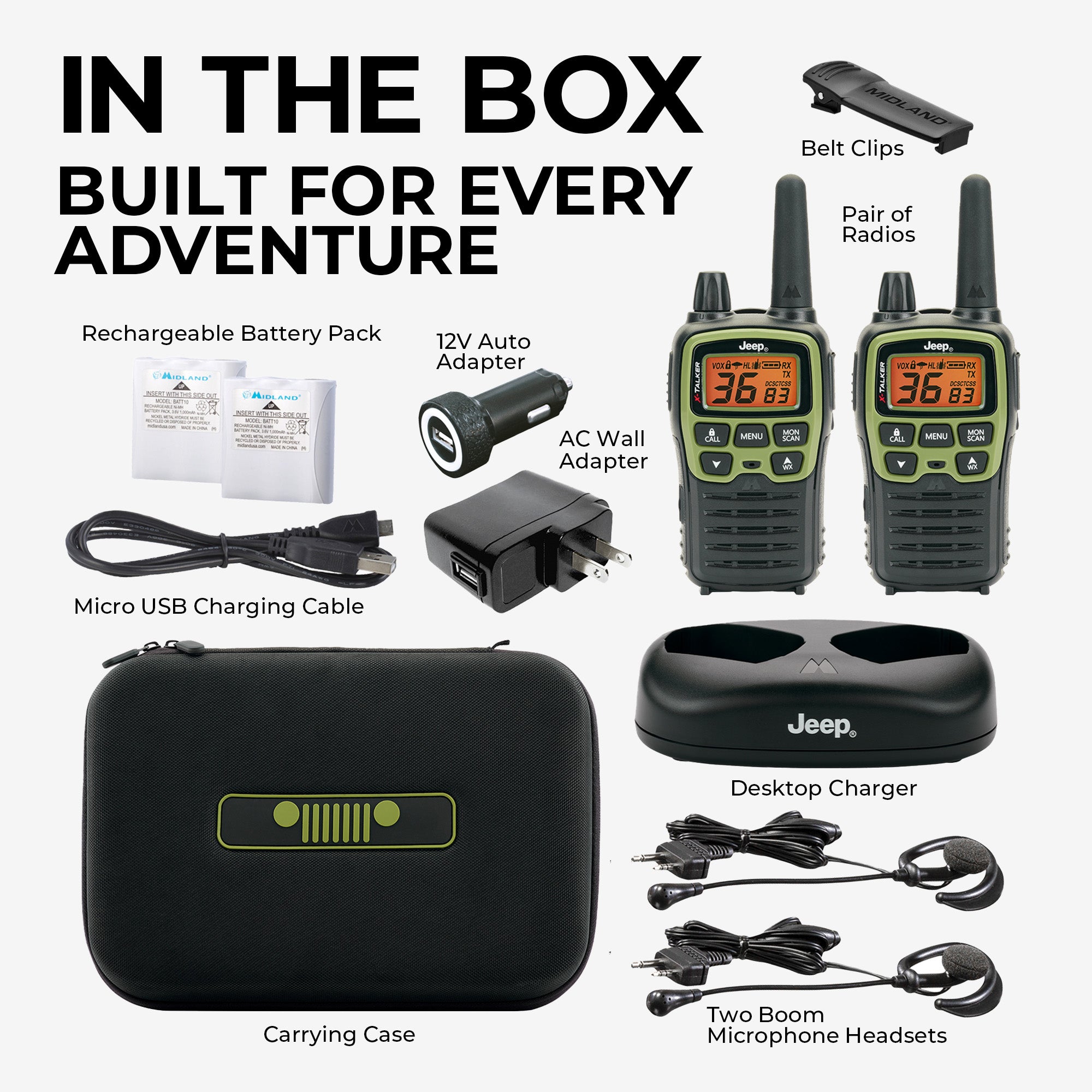 T77VP5J Radio Pack Set | Midland Radio – MIDLAND