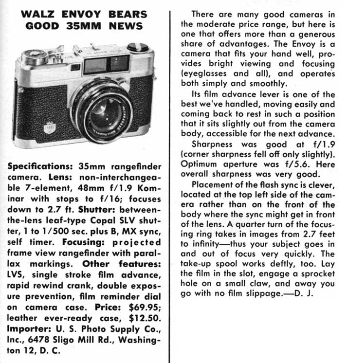 Walz Envoy 35 (1958) - mike eckman dot com