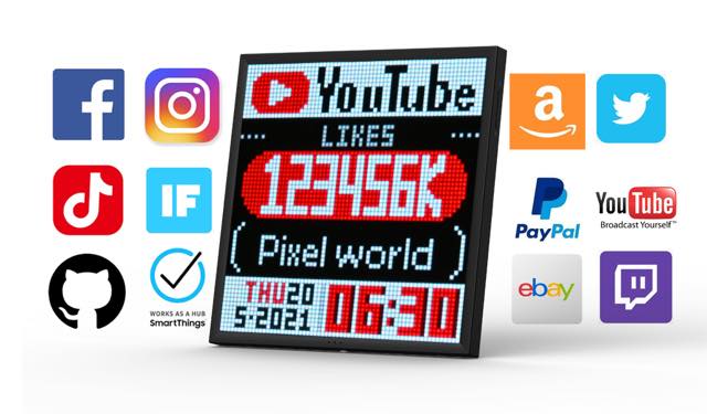 64×64のピクセルアートが表示できる新作フォトフレーム！『Divoom