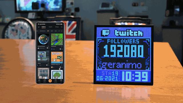 64×64のピクセルアートが表示できる新作フォトフレーム！『Divoom