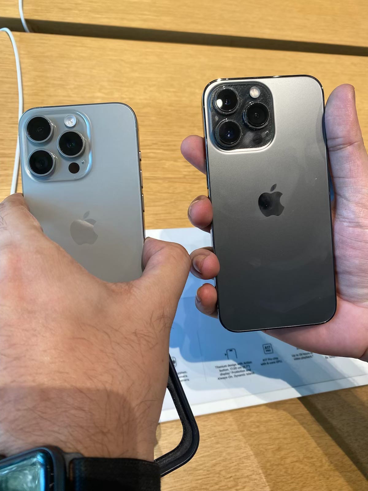 iPhone 13 Pro user tries out the new iPhone 15 Pro: The changes