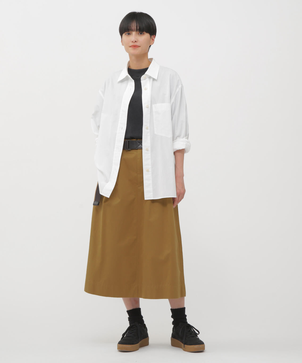 GARMENT DYE COTTON SHIRTING SHIRT | MARGARET HOWELL（マーガレット
