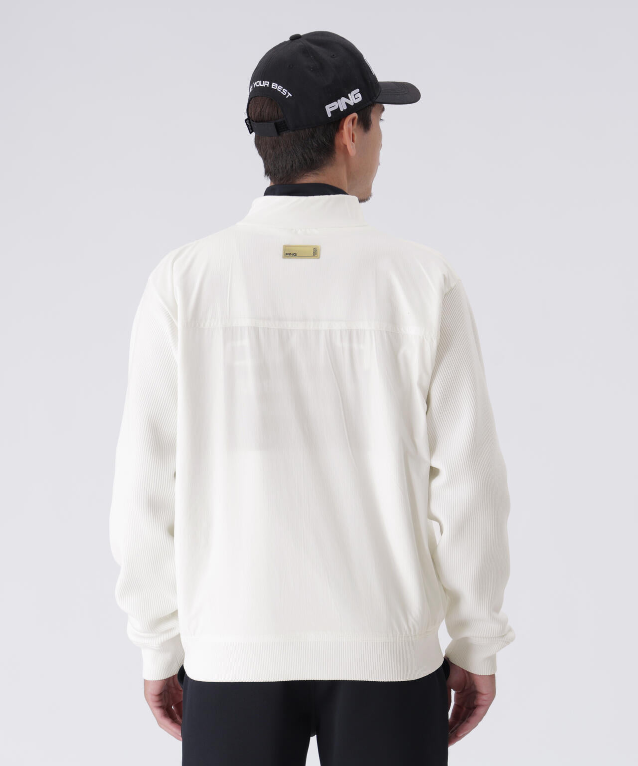 PING APPAREL】リバーシブルフルジップニットブルゾン ＜GOLD＞ (MENS