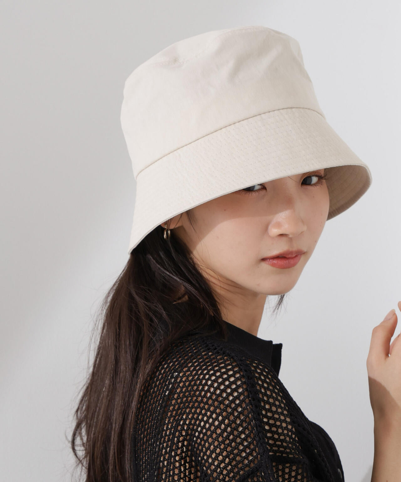 Healthknit/ワンポイント刺繍バケットハット | NANO universe（ナノ