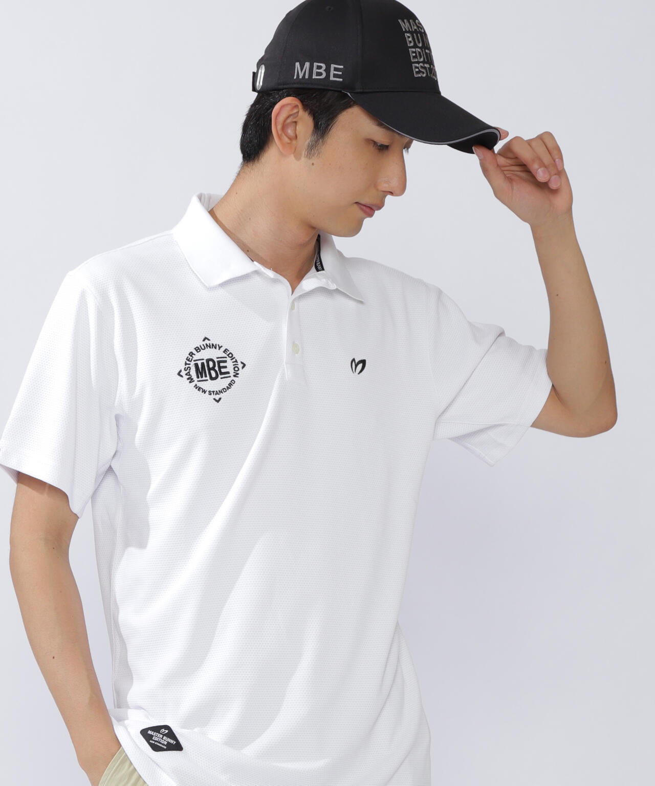 ワッフルジャージUV半袖ポロシャツ | MASTER BUNNY EDITION（マスター