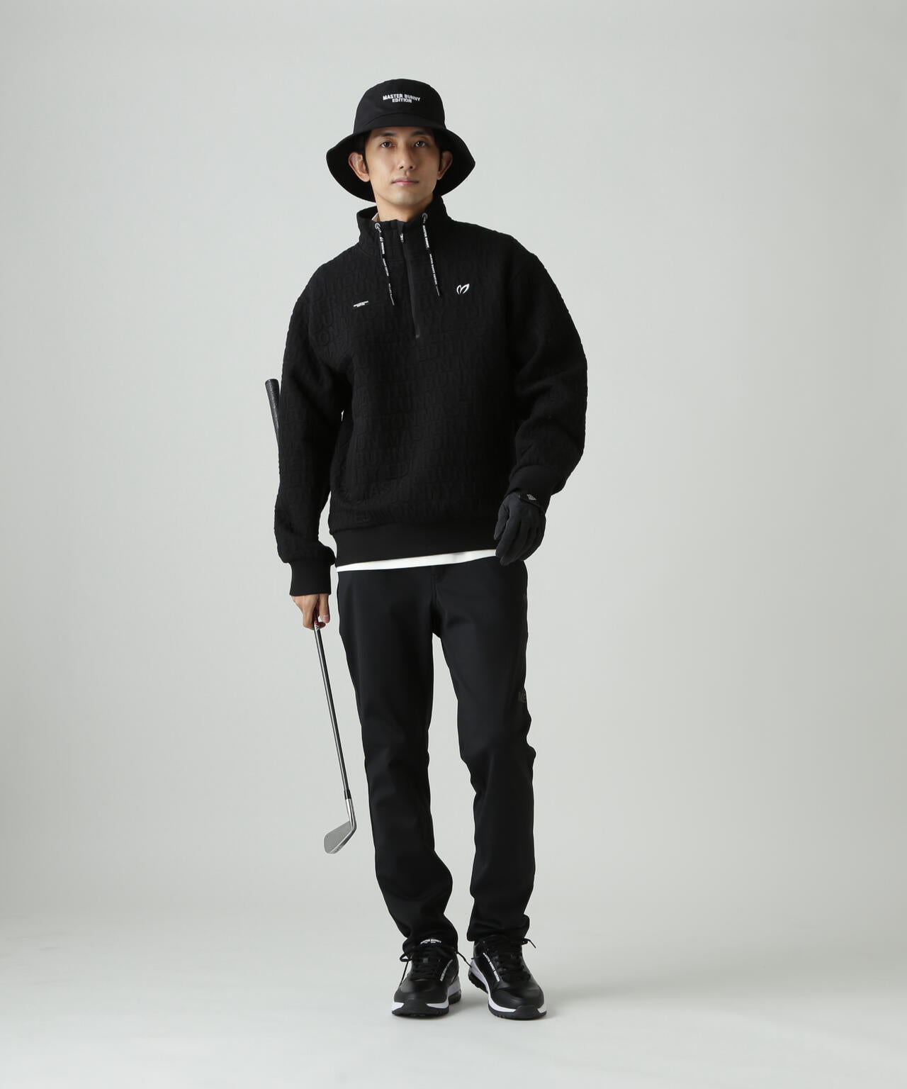 ロゴキルトジャガードハーフジップアップ | MASTER BUNNY EDITION
