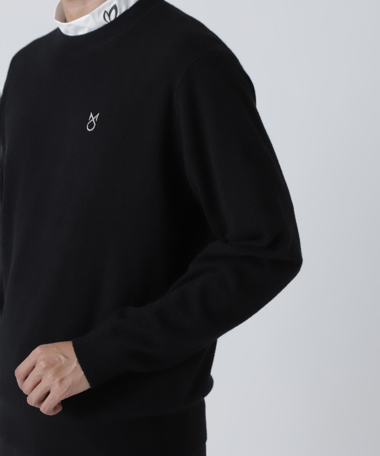 上田桃子プロコラボカラーあり】カシミヤクルーネックニットプル