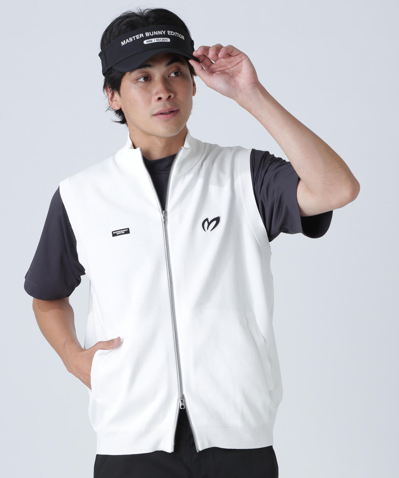 フルジップアップニットベスト | MASTER BUNNY EDITION（マスター