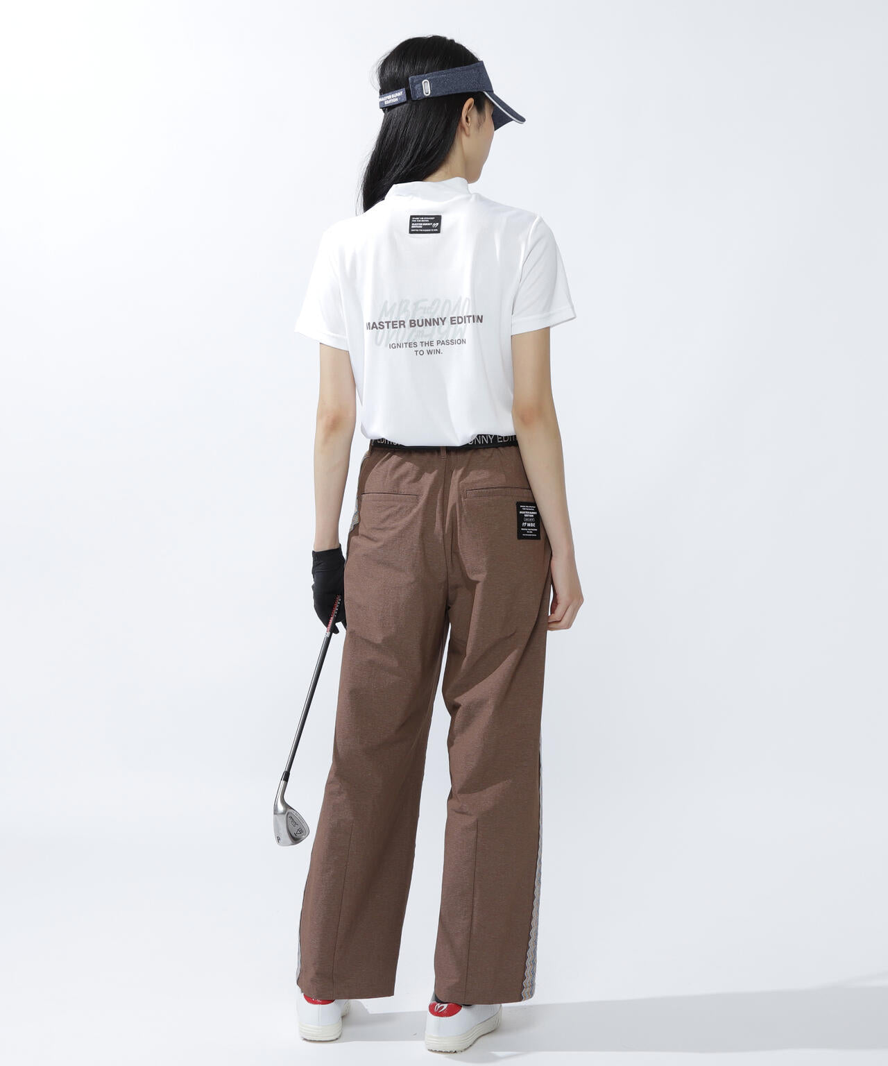 ベアメッシュ半袖モックネックカットソー | MASTER BUNNY EDITION