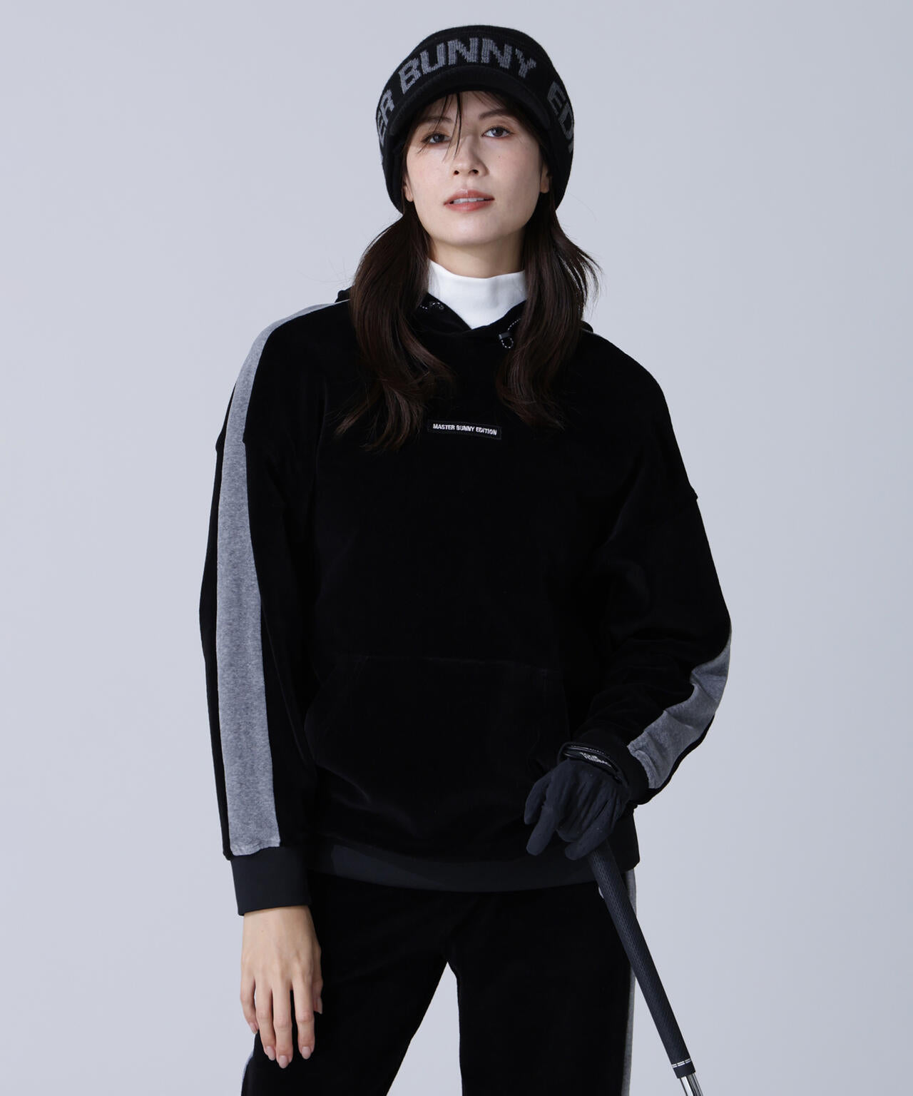 岩井ツインズコラボカラーあり】ベロアフーディプルオーバー | MASTER