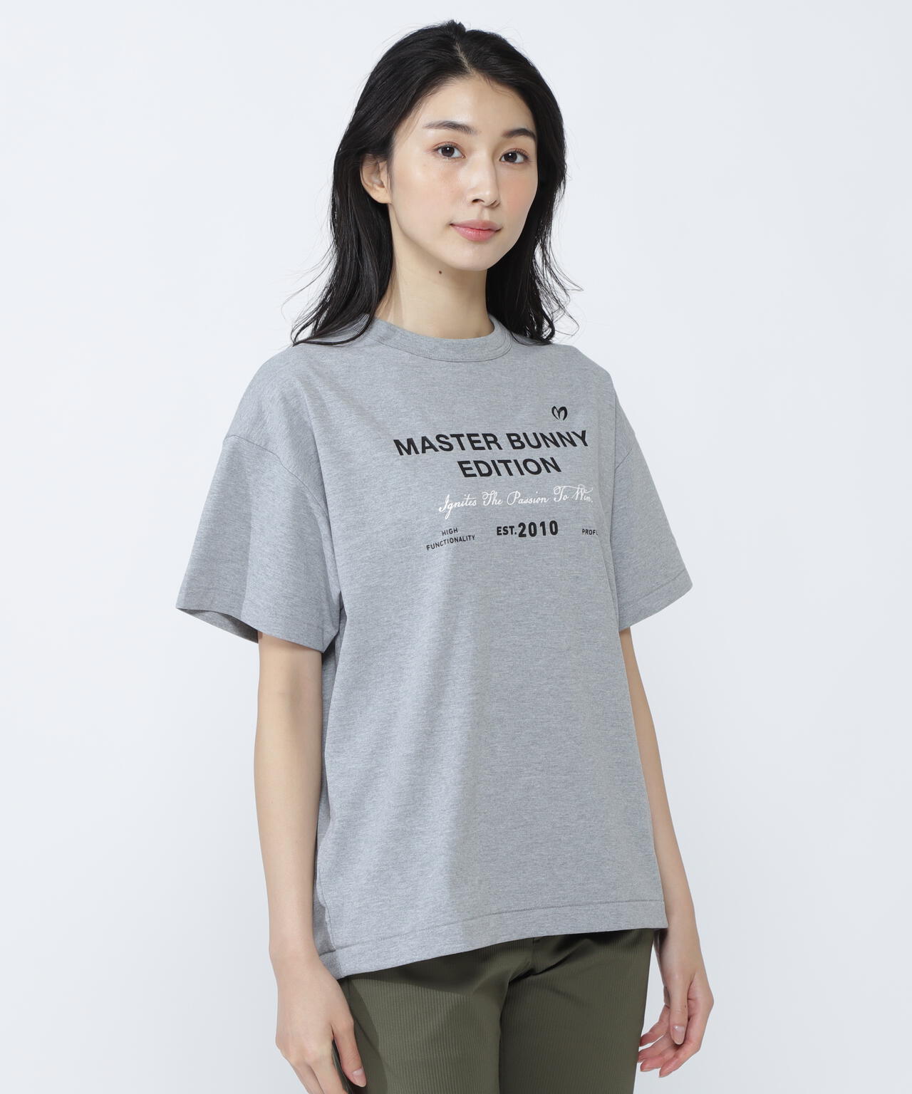 E.EARTHストレッチジャージ半袖Tシャツ | MASTER BUNNY EDITION