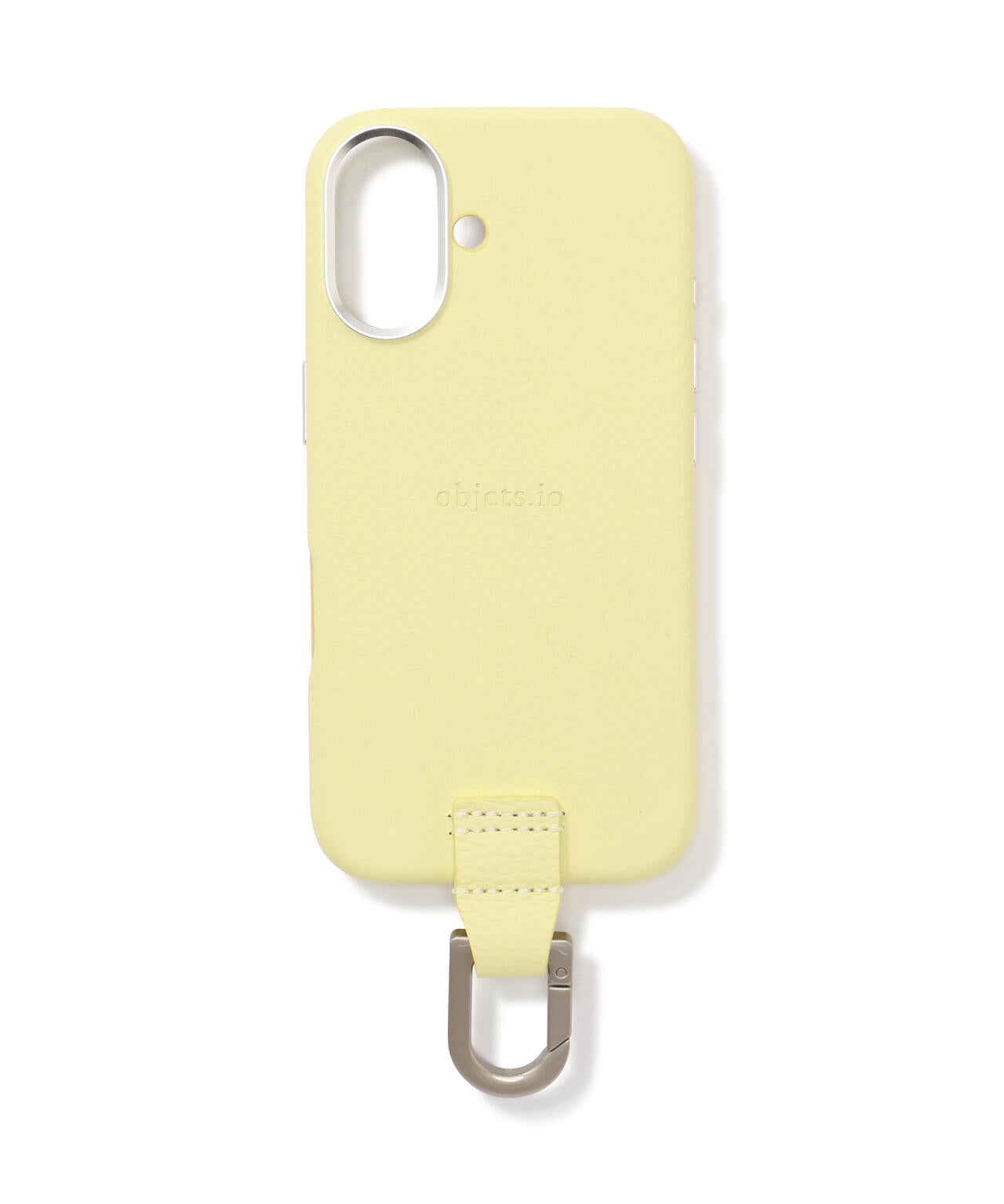 objcts.io/オブジェクツアイオー/カラビナ付きiPhoneケース【iPhone16