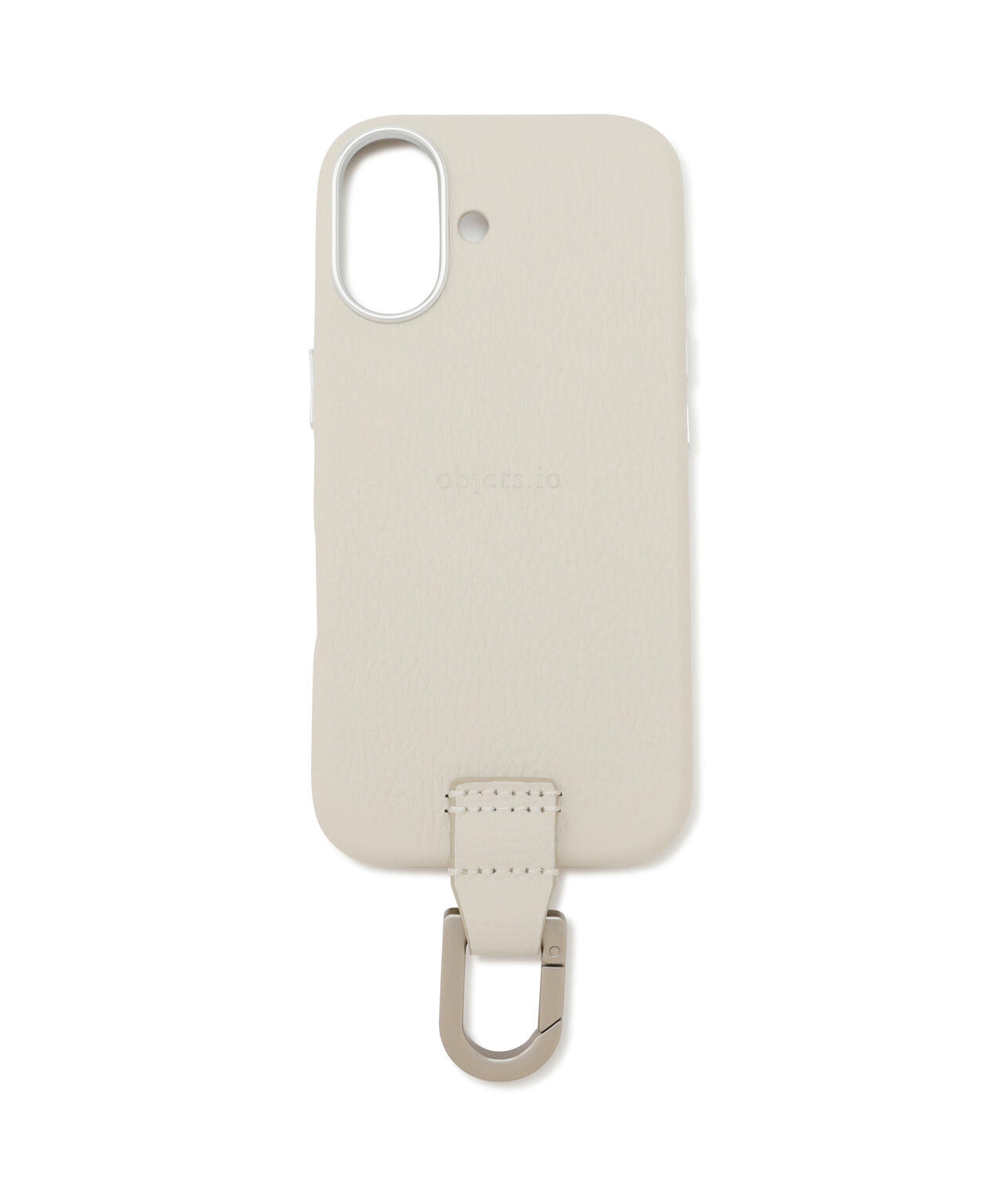 objcts.io/オブジェクツアイオー/カラビナ付きiPhoneケース【iPhone17
