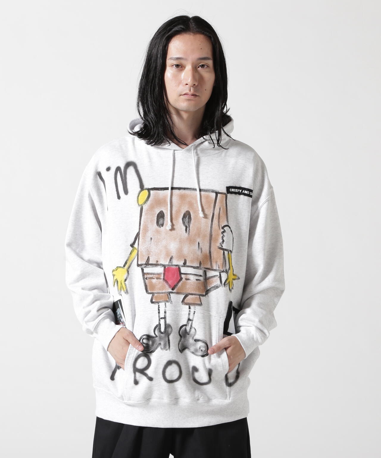 guernika/ゲルニカ/Hand Painted Hoodie - ANONYMOUSE | ROYAL FLASH